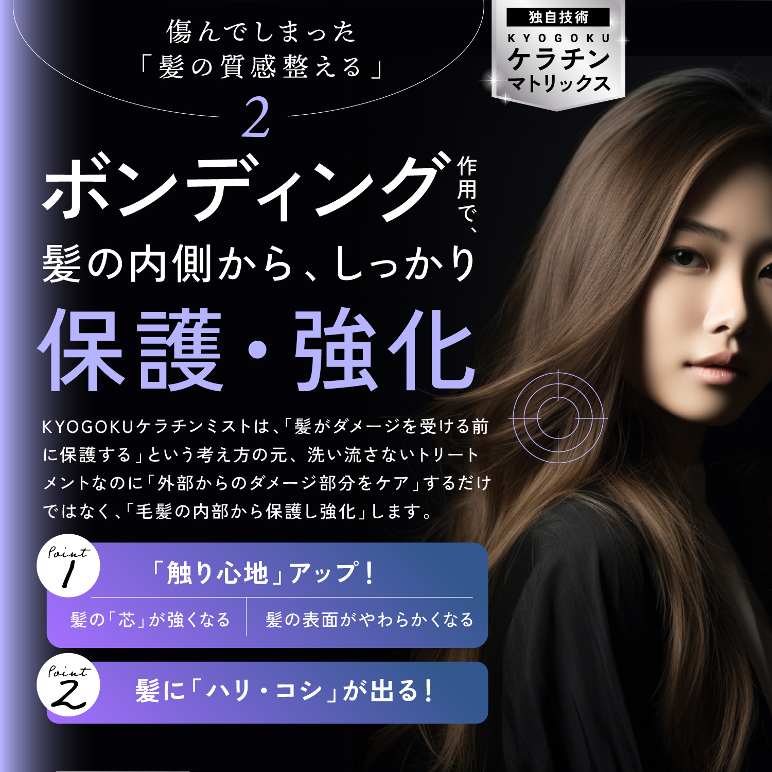 KYOGOKU ケラチンフォーム 原液100% 導入美容液フォームトリートメント 美容室専売品 ダメージケア