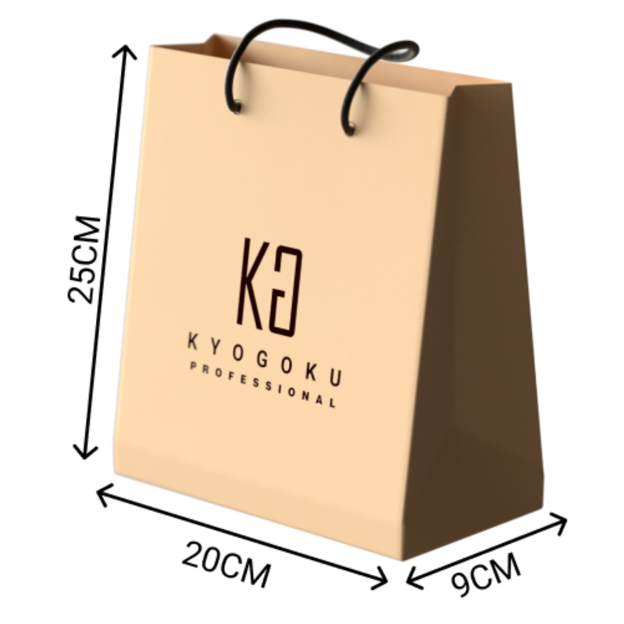 KG 紙袋 ベージュ 1枚