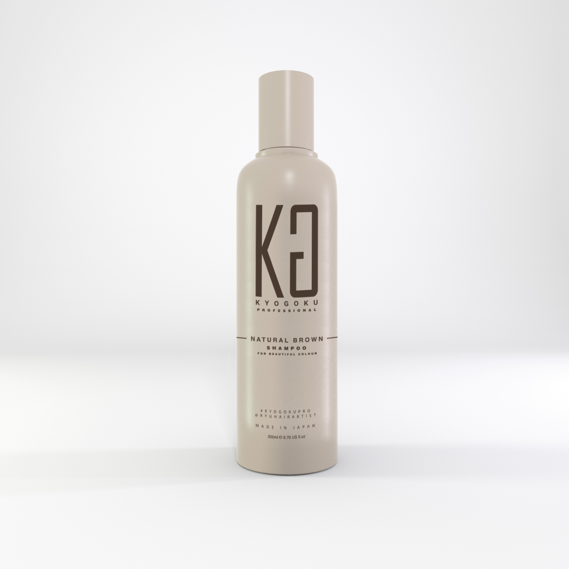 KYOGOKU カラーシャンプー ナチュラルブラウン 200ml カラーシャンプー 白髪 ブラウン サロンシャンプー 茶髪 ブラウンカラー ブリーチ髪 ダメージケア サロン専売品