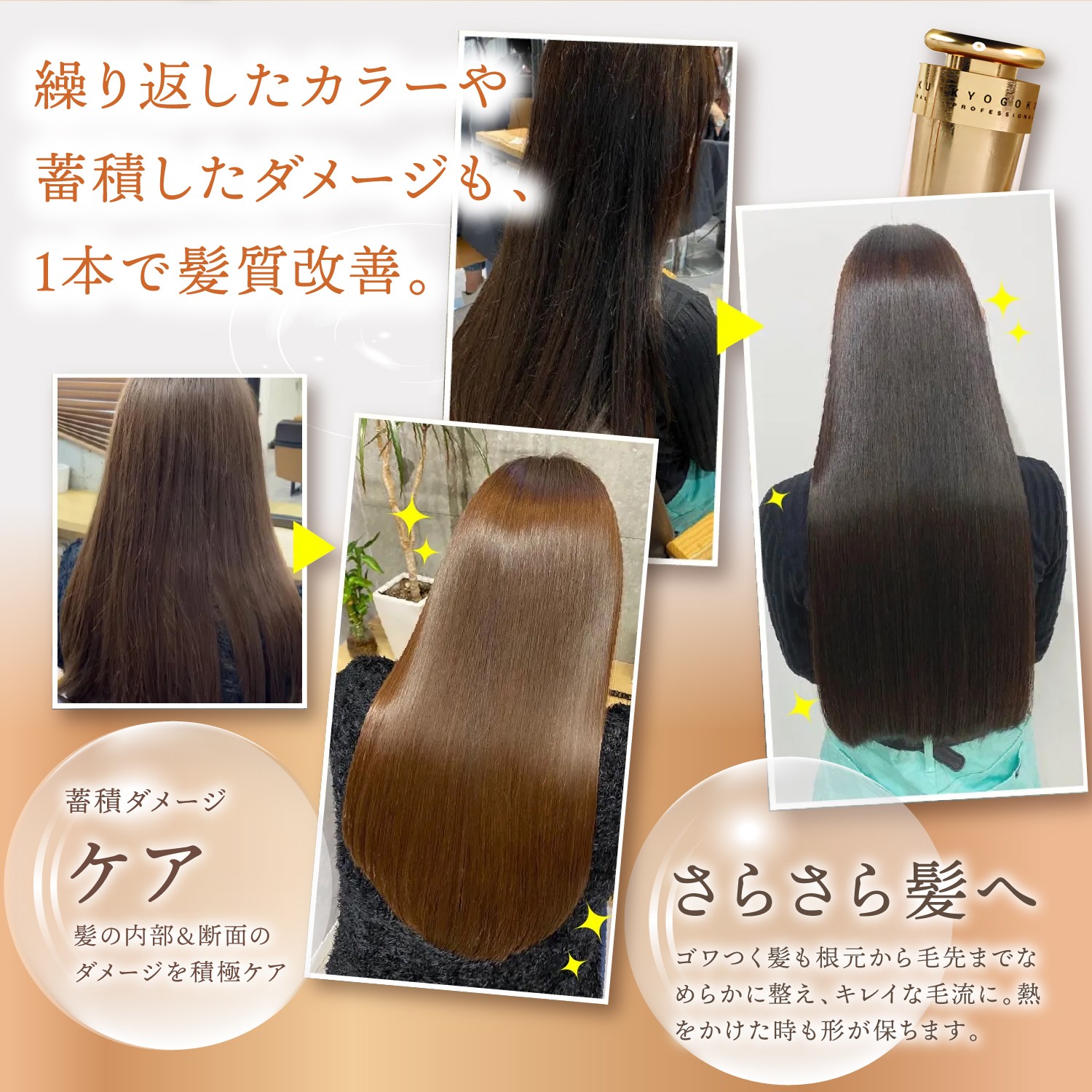 KYOGOKUシグネチャーオイル 48ml 洗い流さないトリートメント ジェル美容液 アルガンオイル配合 天然植物オイル ヘアオイル