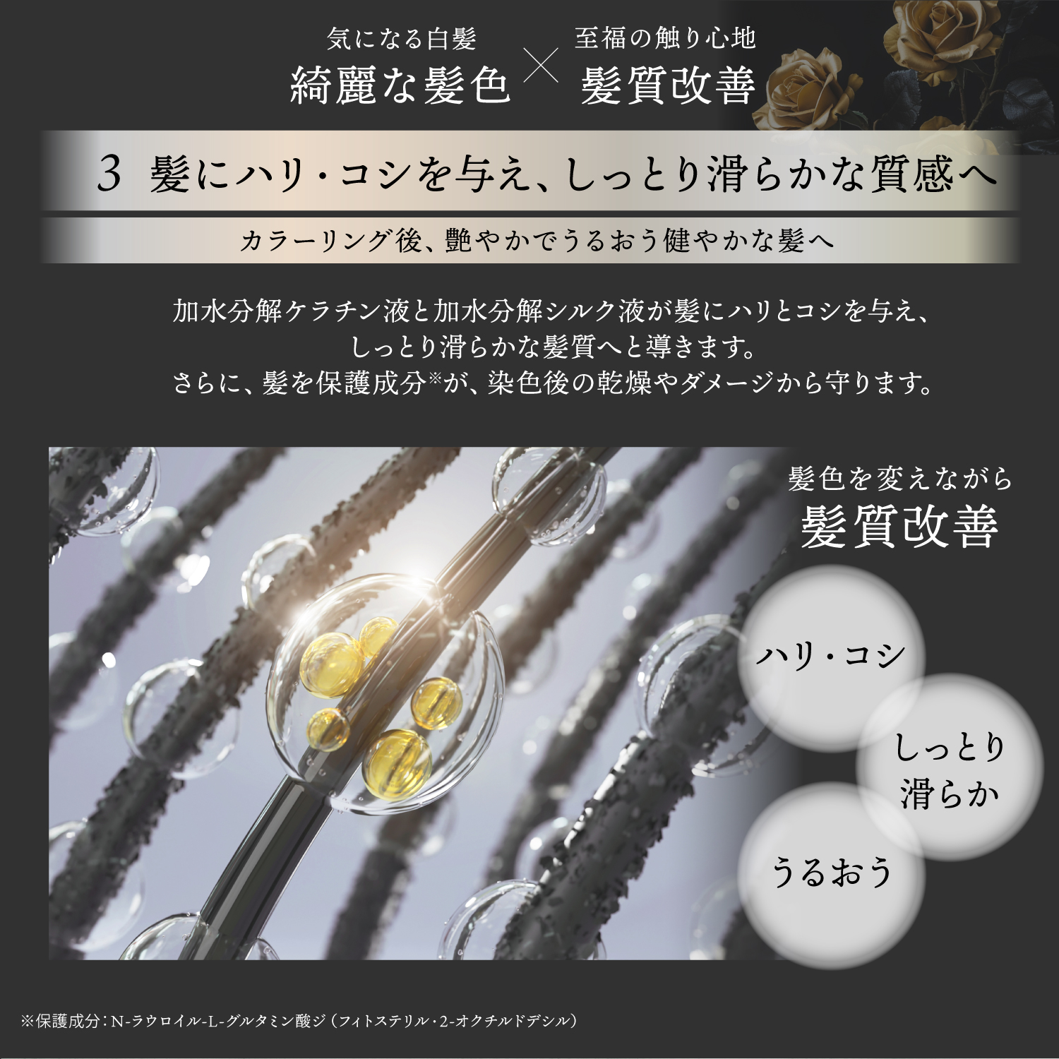 KYOGOKU ミラクルカラーフォーム ブラック 白髪染め 男女兼用 独自製法 美容室専売品 永久染毛剤 脱色剤フリー 医薬部外品