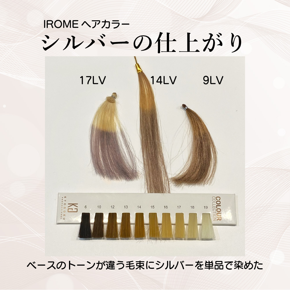 KYOGOKU IROME シルバー Silver Collection 80g イロミー ヘアカラー ブリーチオンカラー 医薬部外品 1剤 ハイトーン おしゃれ染め