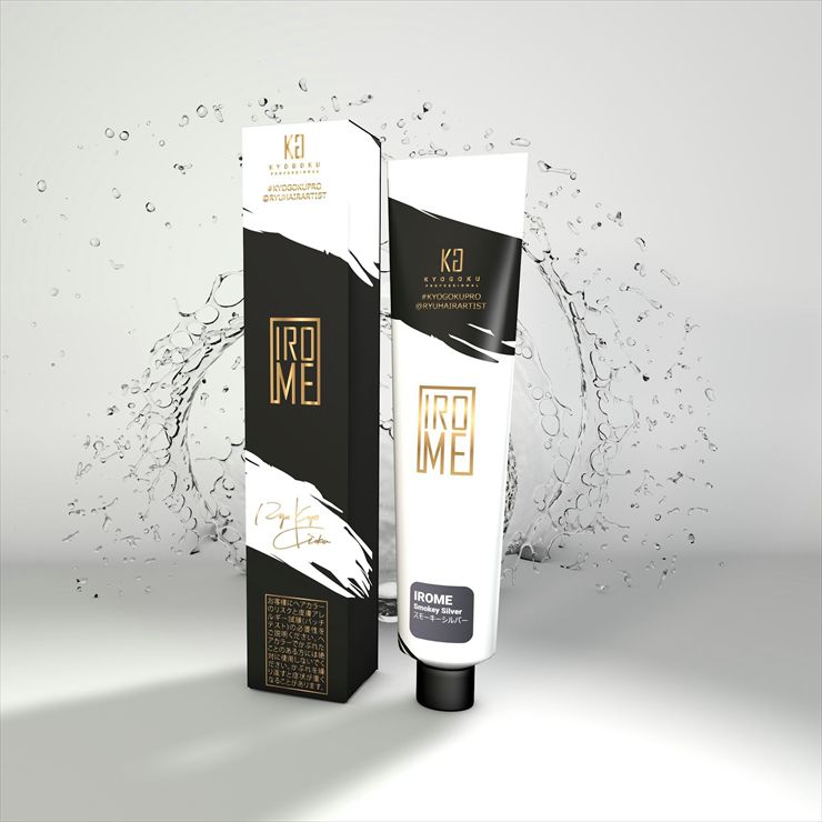 KYOGOKU IROME スモーキーシルバー 100g イロミー ヘアカラー ブリーチオンカラー 医薬部外品 1剤 ハイトーン おしゃれ染め