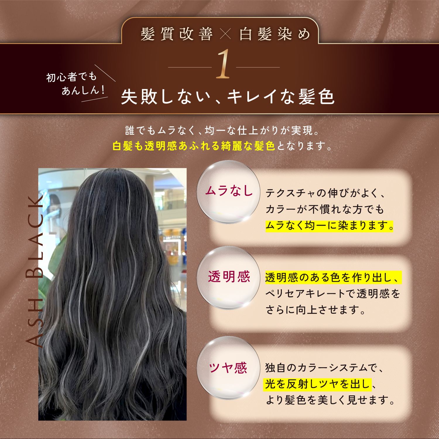 KYOGOKU IROME アッシュブラック Noble Collection イロミー ヘアカラー 白髪染め 医薬部外品 1剤 低刺激 美容室専売品 部分染め