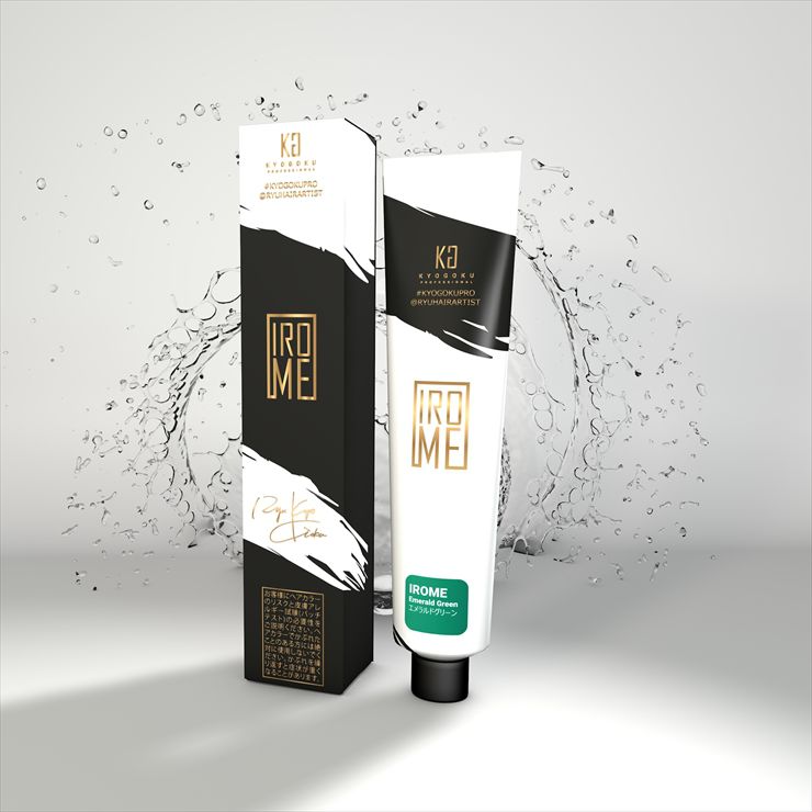 KYOGOKU IROME エメラルドグリーン 100g イロミー ヘアカラー ブリーチオンカラー 医薬部外品 1剤 ハイトーン おしゃれ染め